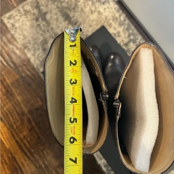 Frye Dark Brown Leather Tall Boots - Picture 8 of 12